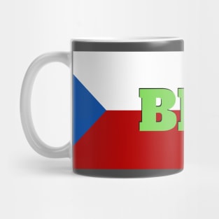 Brno City in Czech Republic Flag Mug